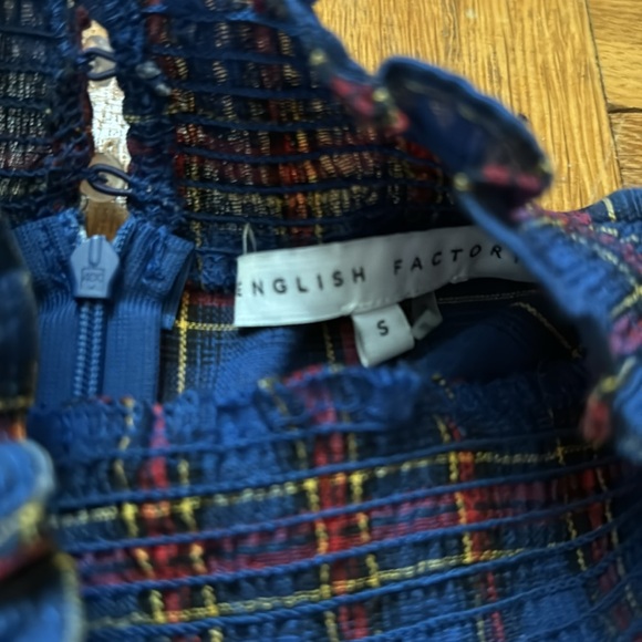 English factory plaid top - Picture 2 of 2
